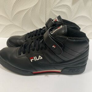 FILA F-13 Men's Fashion Sneakers, Black Shoe Size M 13